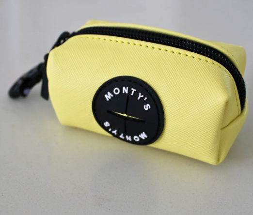 Load image into Gallery viewer, Monty&#39;s PU Vegan Leather Poop Bag Dispenser
