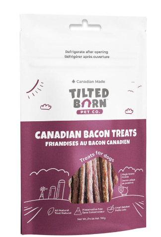Tilted Barn Canadian Bacon Treat 100g