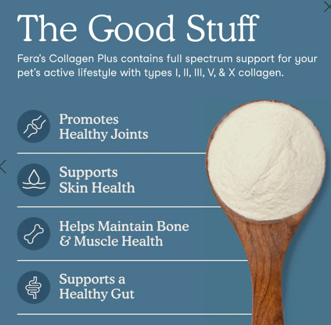 Load image into Gallery viewer, Fera Pet Organics Collagen Plus Topper for Dogs &amp; Cats 120g
