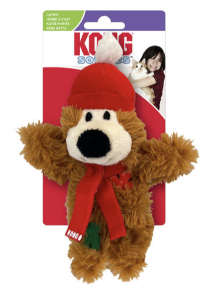 Load image into Gallery viewer, Kong Holiday Softies Pajama Bear Assorted
