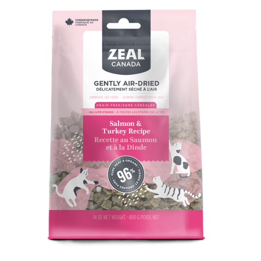 Zeal Air Dried Salmon and Turkey for Cats