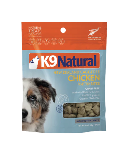 Load image into Gallery viewer, K9 Natural Chicken Healthy Bites Treats 50g
