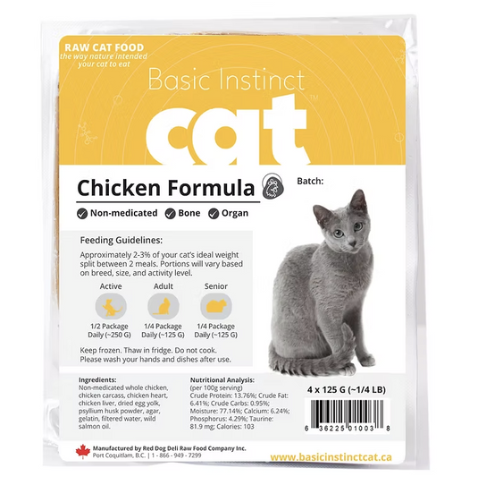 3P Basic Instinct Cat Non-Medicated Chicken