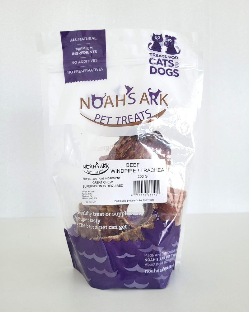 Load image into Gallery viewer, Noah's Ark Beef Windpipe Pack 200g - Discover Dogs
