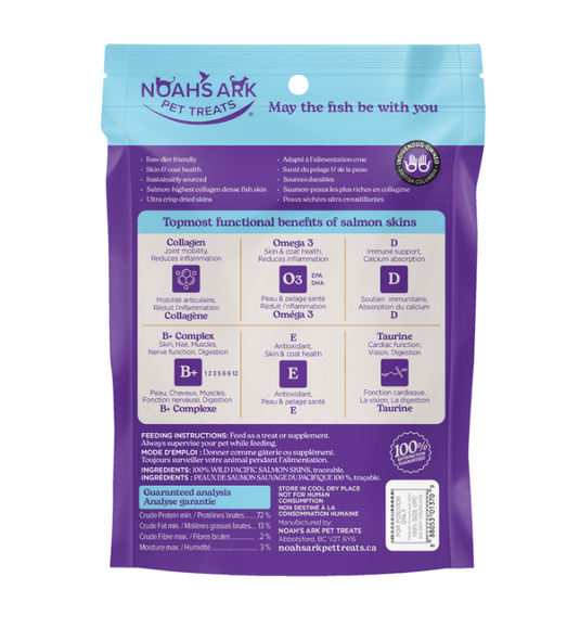 Noah's Ark Salmon Skin Chips 200g