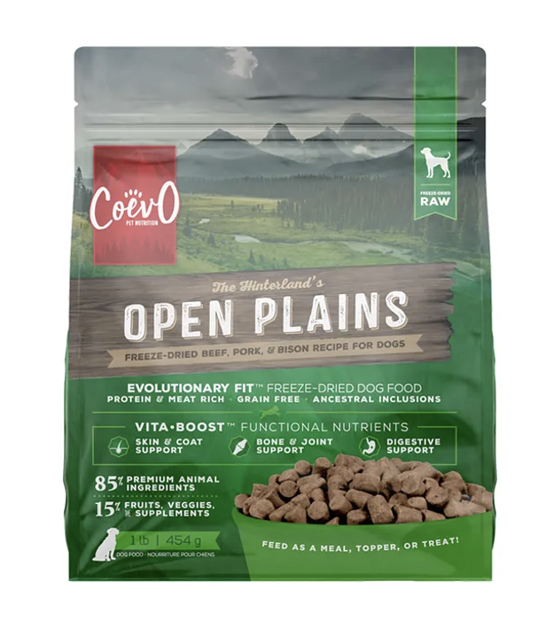 Load image into Gallery viewer, Coevo Dog Freeze-Dried Raw Open Plains 454g
