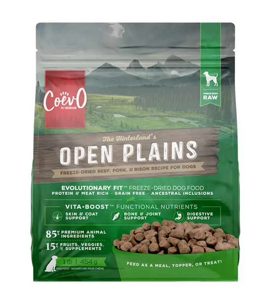 Coevo Dog Freeze-Dried Raw Open Plains 454g