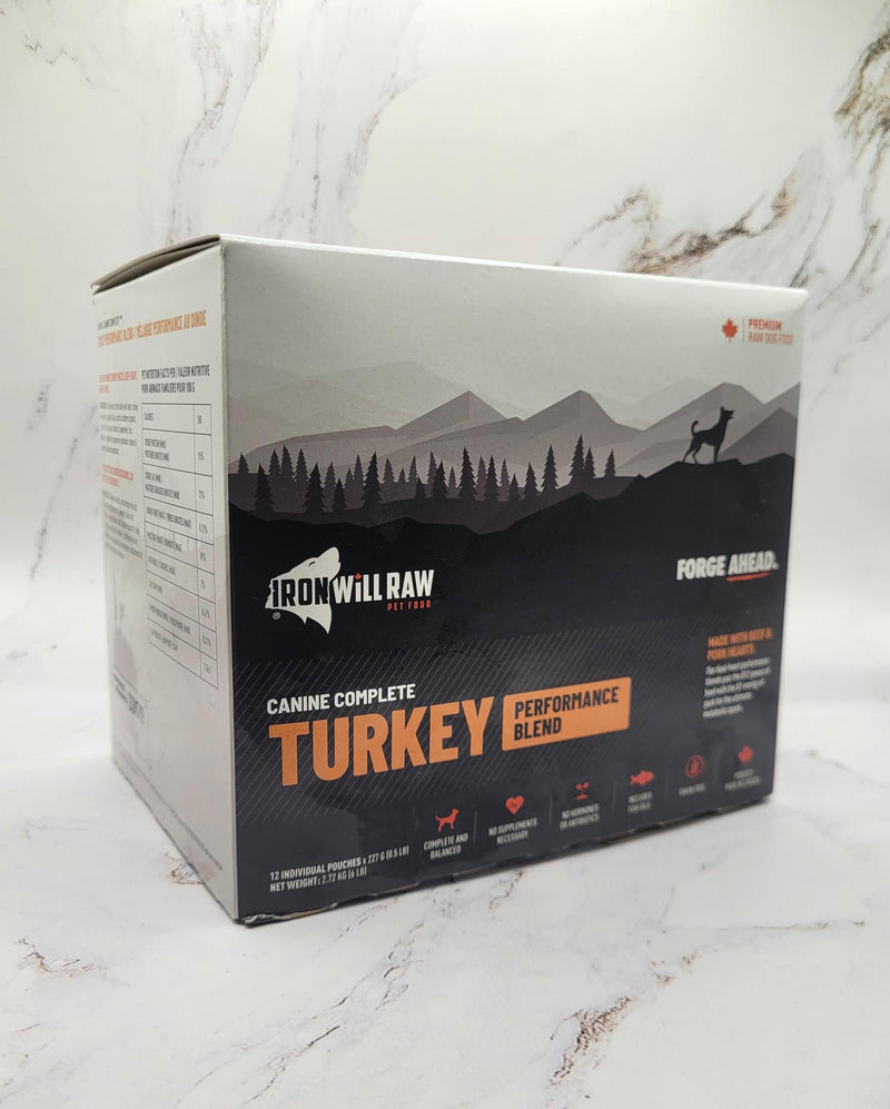 Load image into Gallery viewer, Iron Will Raw Canine Complete Turkey  Performance Blend

