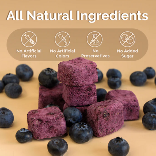 Loopy Paws Crispy Goat Yogurt Chunk Blueberry 30g