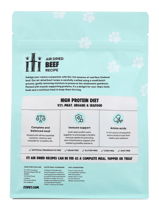 Iti Biti Air Dried Beef for Dogs