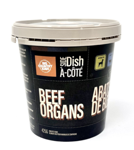 Big Country Raw Frozen Beef Organ Blend 425 g