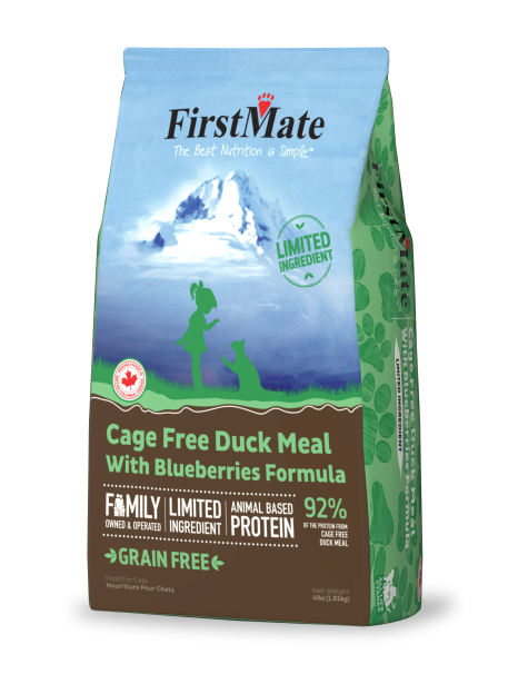 FirstMate Cat LID GF Duck with Blueberries 4lb