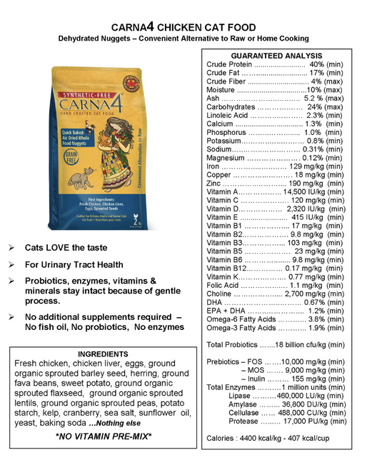 Carna4 Chicken Formula Cat Food