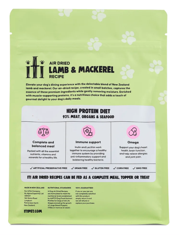 Load image into Gallery viewer, Iti Biti Air Dried Lamb &amp; Mackerel for Dogs
