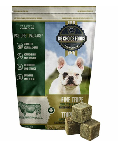 K9 Choice Pure Fine Green Tripe