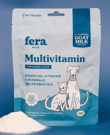 Fera Pet Organics Multivitamin Goat Milk Topper for Dogs & Cats