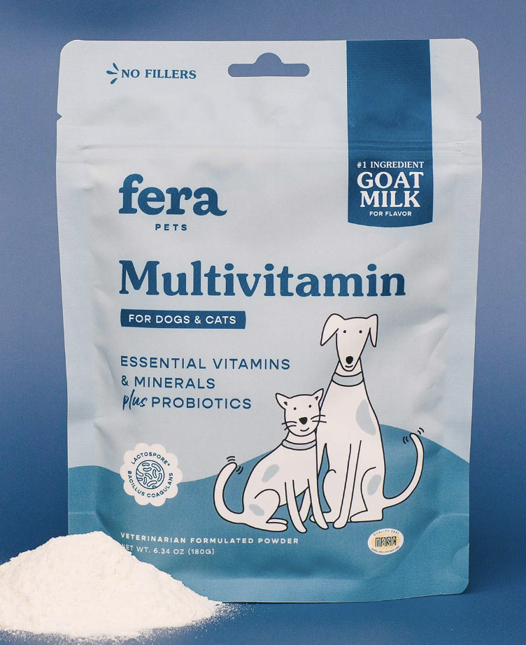 Load image into Gallery viewer, Fera Pet Organics Multivitamin Goat Milk Topper for Dogs &amp; Cats
