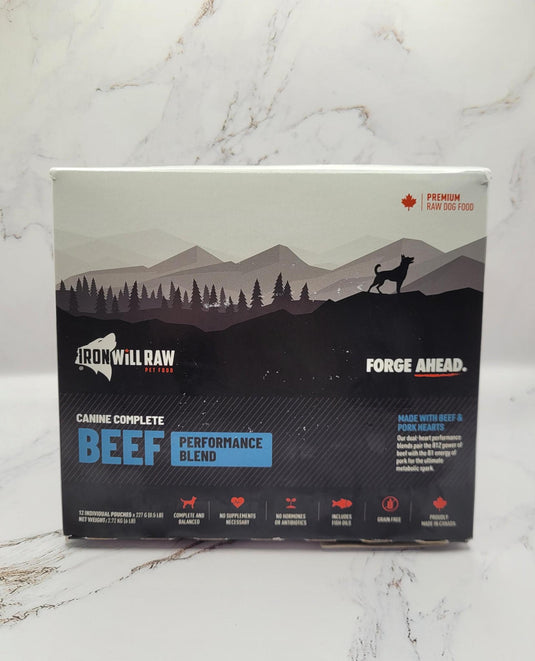Iron Will Raw Canine Complete Beef Performance Blend 6lb