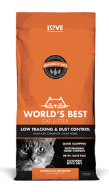 World's Best Low Tracking & Dust Control Unscented Litter