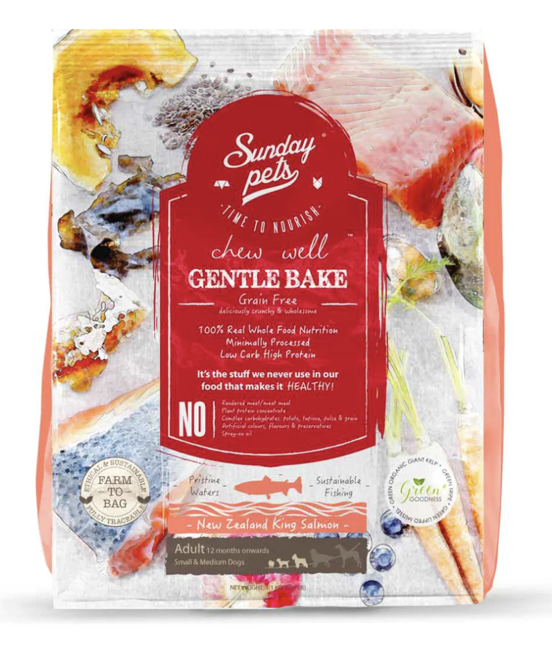 Load image into Gallery viewer, Sunday Pets Gently Baked GF Salmon Tripe 1.3kg
