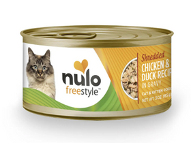 Nulo Cat Shredded Chicken & Duck in Gravy Can 3oz