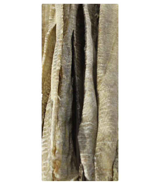 Icelandic+ Cod Skin Strips Mixed Pieces 1 lb Bag