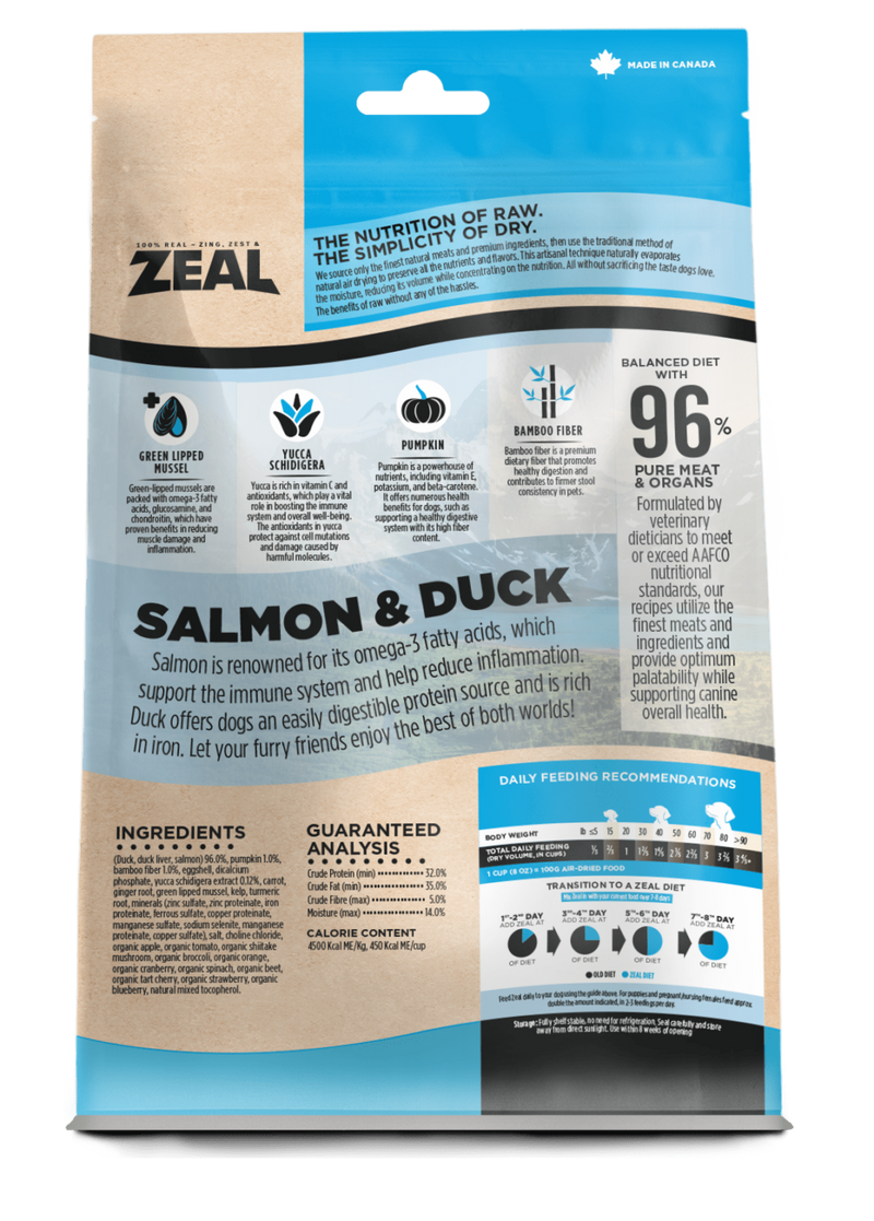 Load image into Gallery viewer, Zeal Air Dried Salmon and Duck
