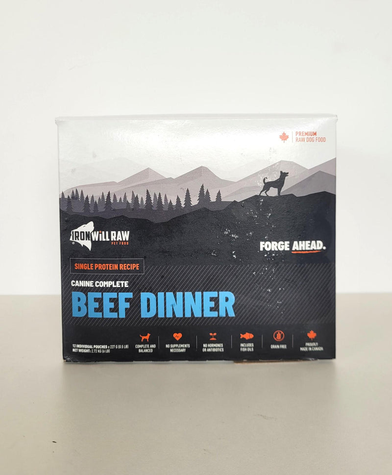 Load image into Gallery viewer, Iron Will Raw Complete Beef Single Protein 6lb
