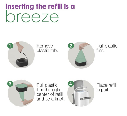 Litter Genie Eco Jumbo Refill Compostable Film 28ft