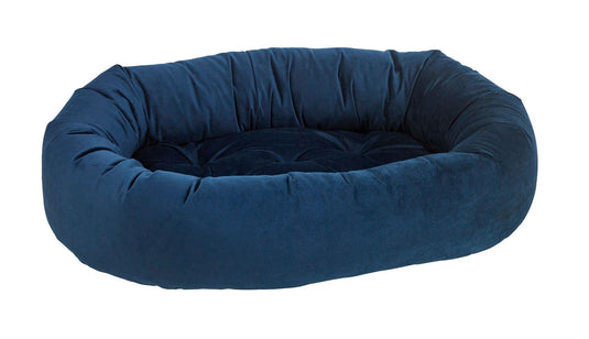 Clearance Bowsers Donut Bed Navy Large