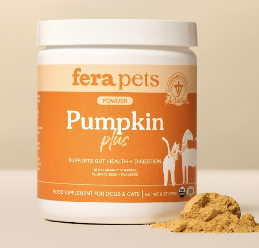 Fera Pet Organics Pumpkin Plus Fiber Support for Dogs & Cats