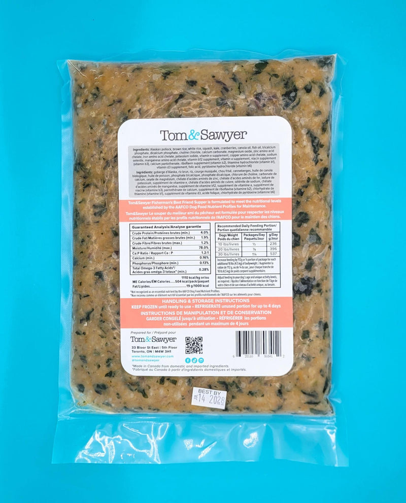 Load image into Gallery viewer, Tom &amp; Sawyer Dog Gently Cooked Fisherman's Best Friend 454g
