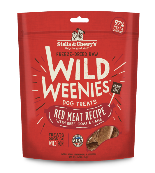 Stella & Chewy's Dog Treats Wild Weenies Red Meat 3.25 oz