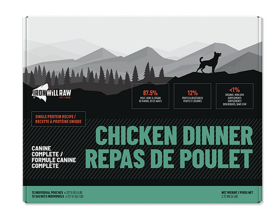 Iron Will Raw Complete Chicken Single Protein 6lb