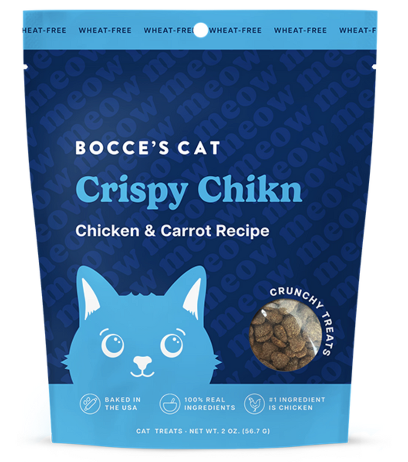 Load image into Gallery viewer, Bocce&#39;s Bakery Cat Crunchy Crispy Chikn 2oz
