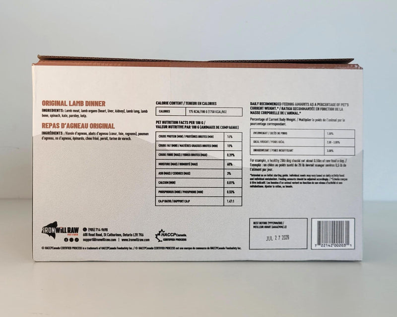 Load image into Gallery viewer, Iron Will Raw Original Lamb 12lb
