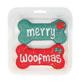 Bosco & Roxy's Merry Woof Bone 2pk