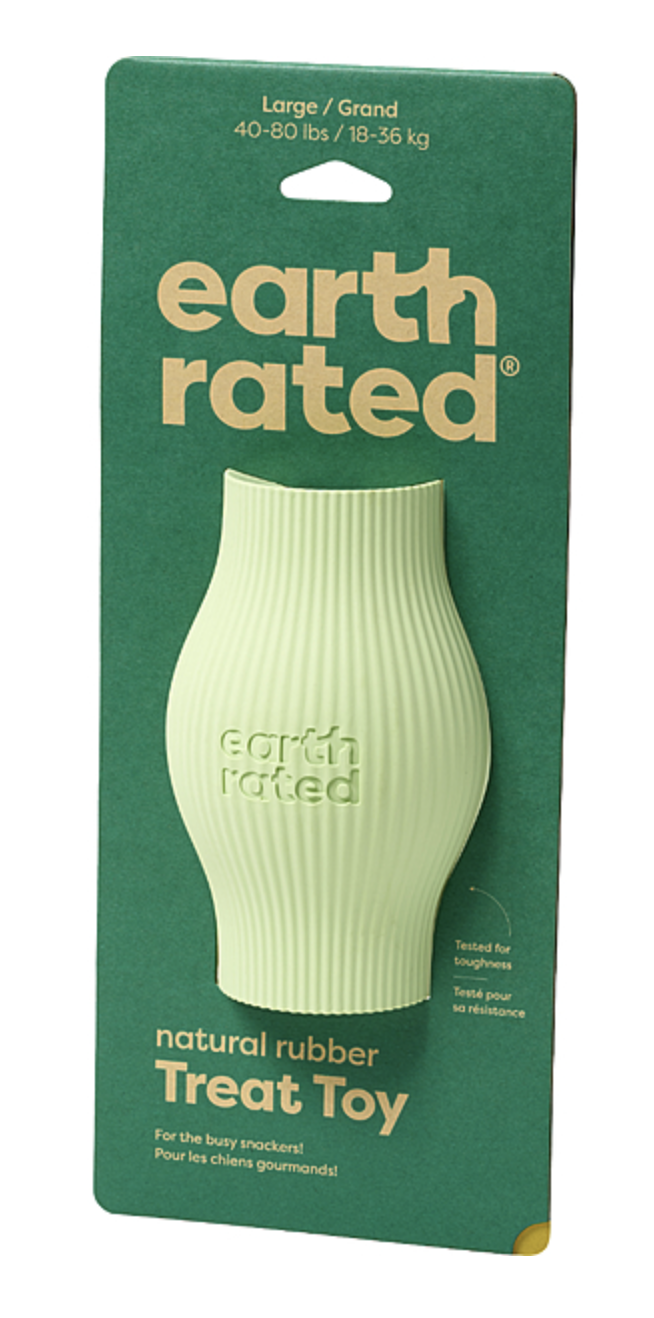 Load image into Gallery viewer, Earth Rated Rubber Treat Toy Green
