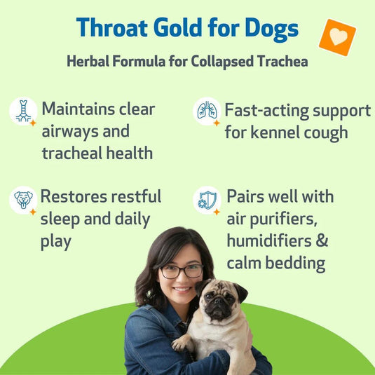 Pet Wellbeing Throat Gold - Discover Dogs