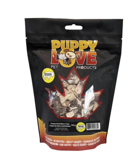 Puppy Love Bison Tripe 100g