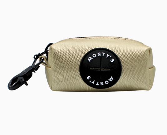 Monty's Vegan Leather Poop Bag Dispenser