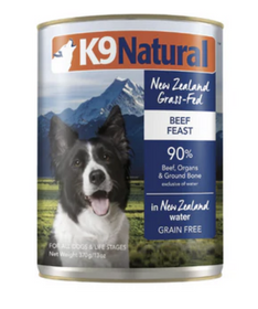 K9 Natural Beef Can 370g