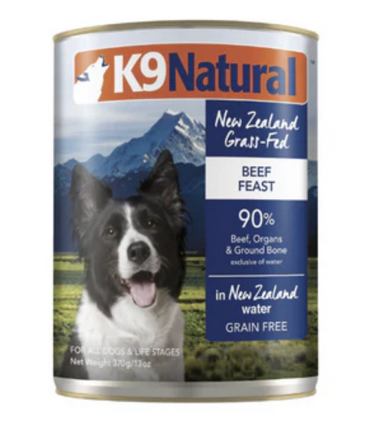 K9 Natural Beef Can 370g