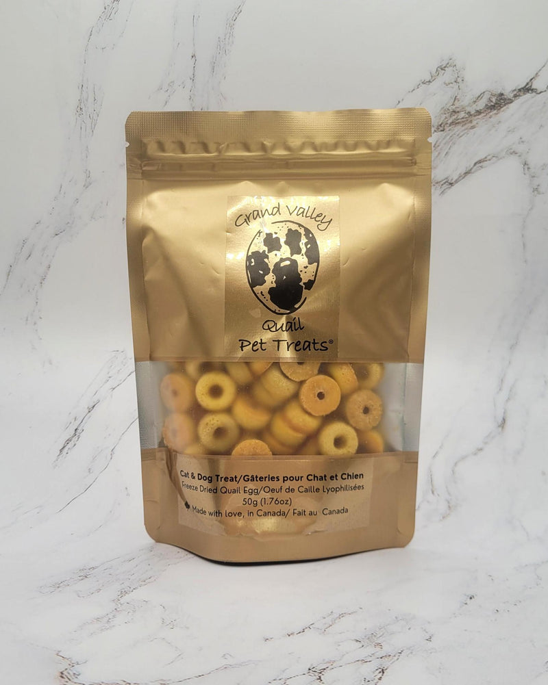 Load image into Gallery viewer, Grand Valley Freeze-dried Quail Egg Treats 50g
