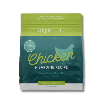 Green Juju Chicken & Sardine Freeze Dried 14oz
