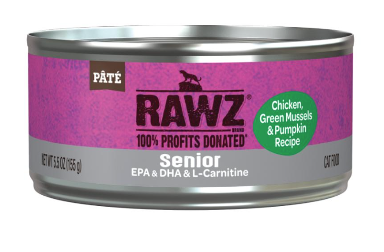 Load image into Gallery viewer, Rawz Cat Can Senior Chicken, Green Mussels &amp; Pumpkin 155g
