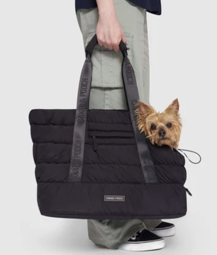 Load image into Gallery viewer, Canada Pooch Puffer Pet Carrier Black O/S
