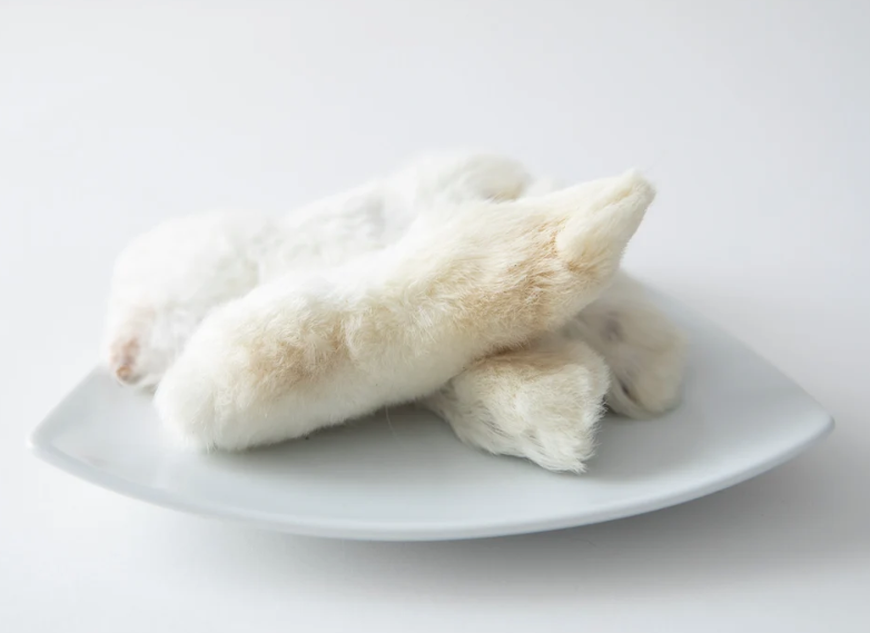 Load image into Gallery viewer, Grand Valley Dehydrated Rabbit Feet 110g
