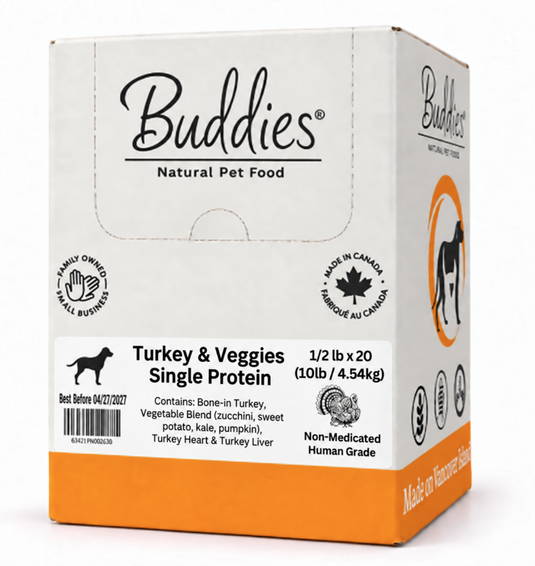 Buddies Dog Turkey & Veggies Single Protein with Pumpkin 10lb
