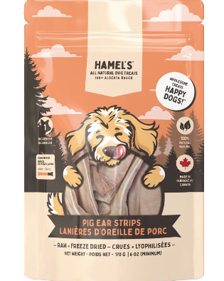 Hamel's Freeze-Dried Pig Ear Strips 170g